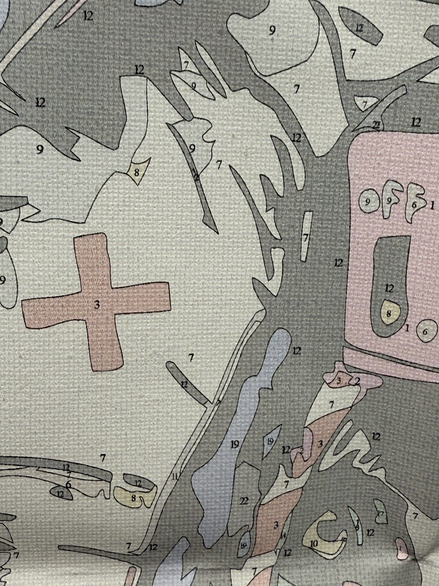 Banksy-Style Astronaut Paint by Numbers