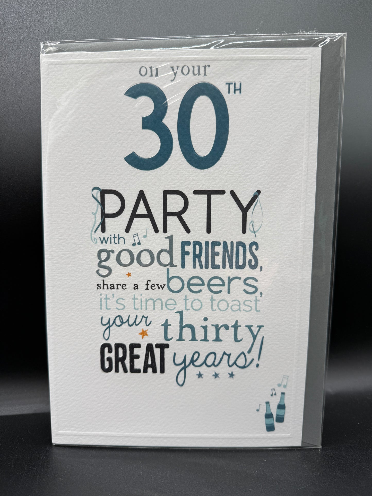 30th Birthday card