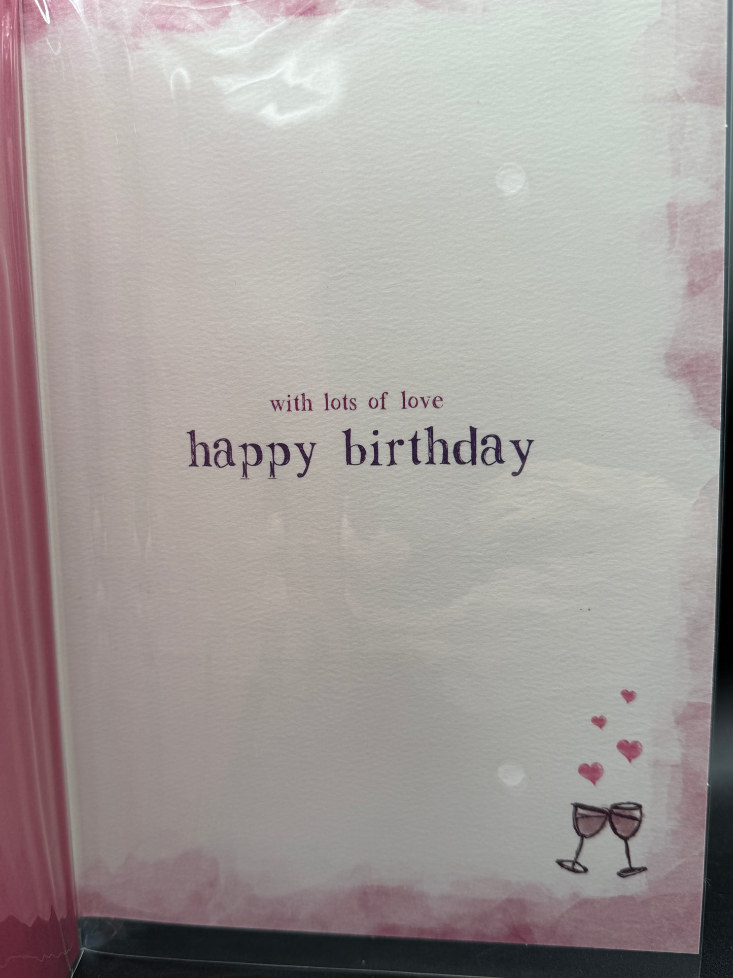 Fiancée birthday card