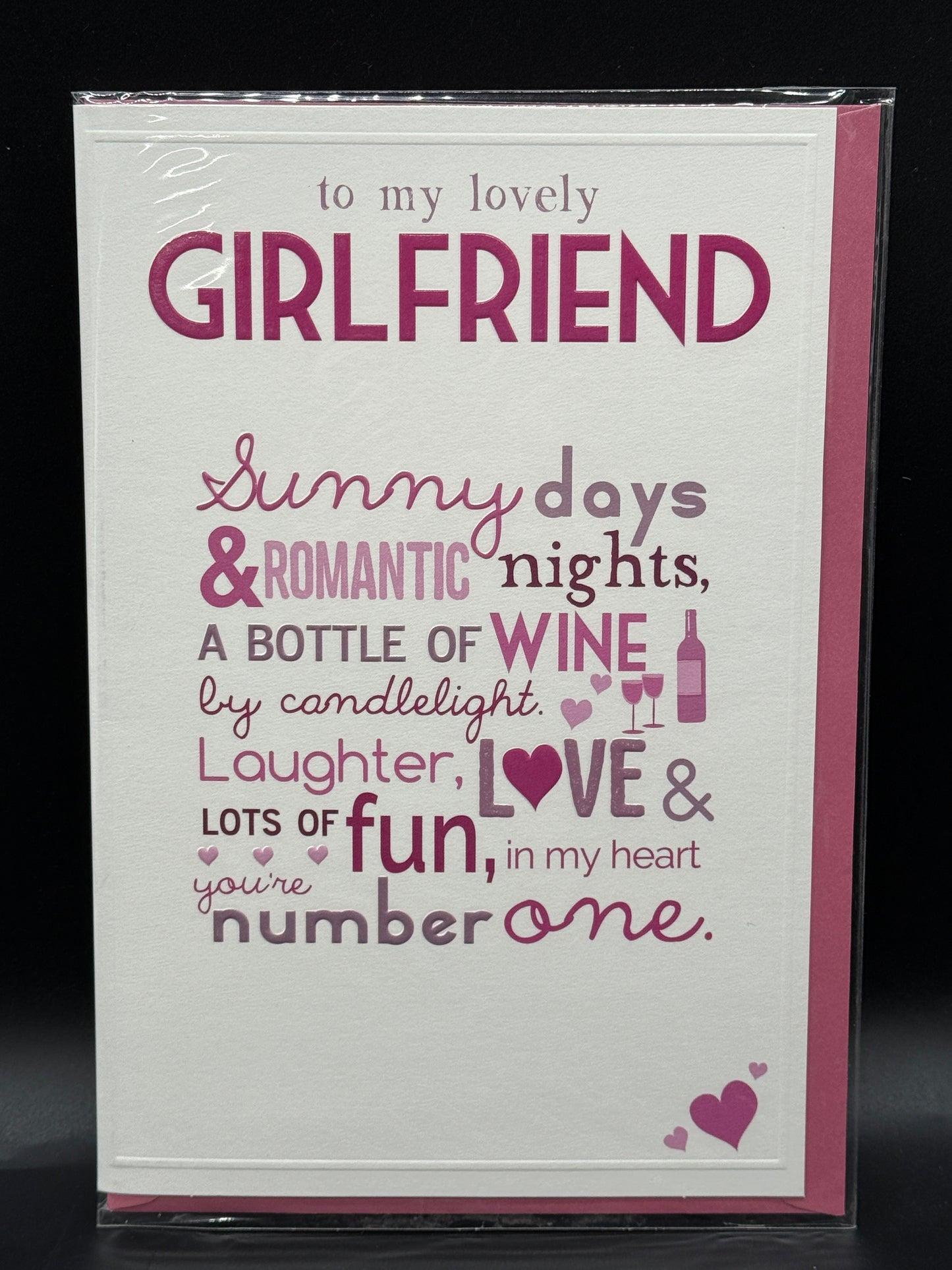 Girlfriend birthday card