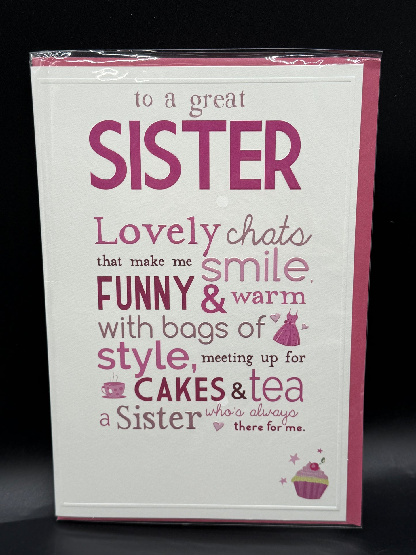 Sister birthday card