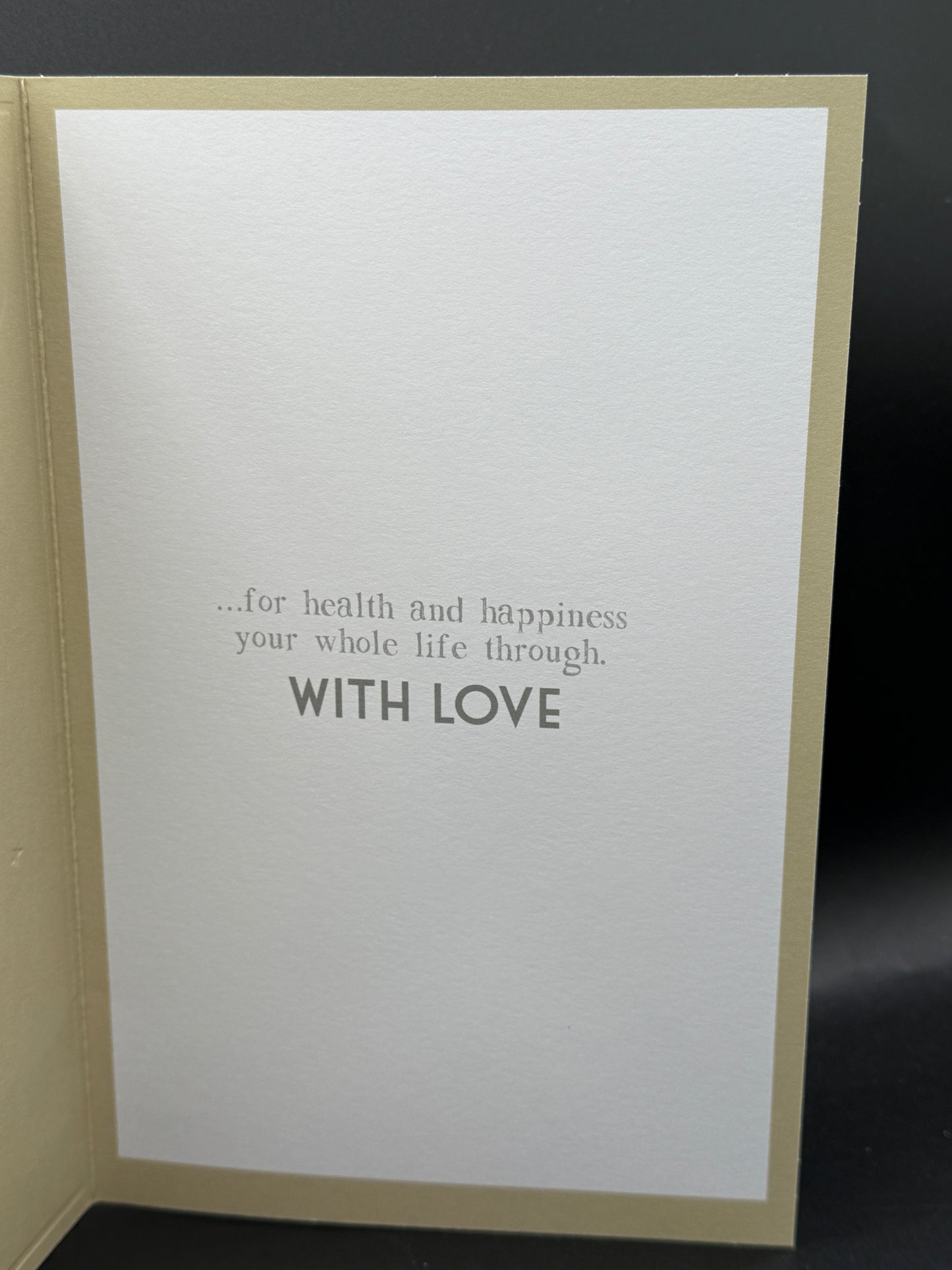 Christening gretting card