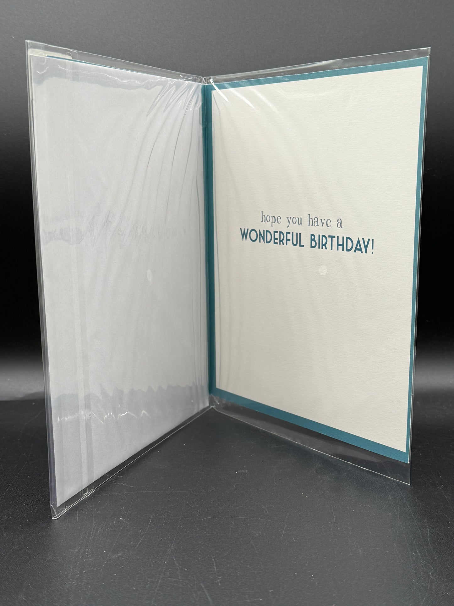 50th birthday card - blue
