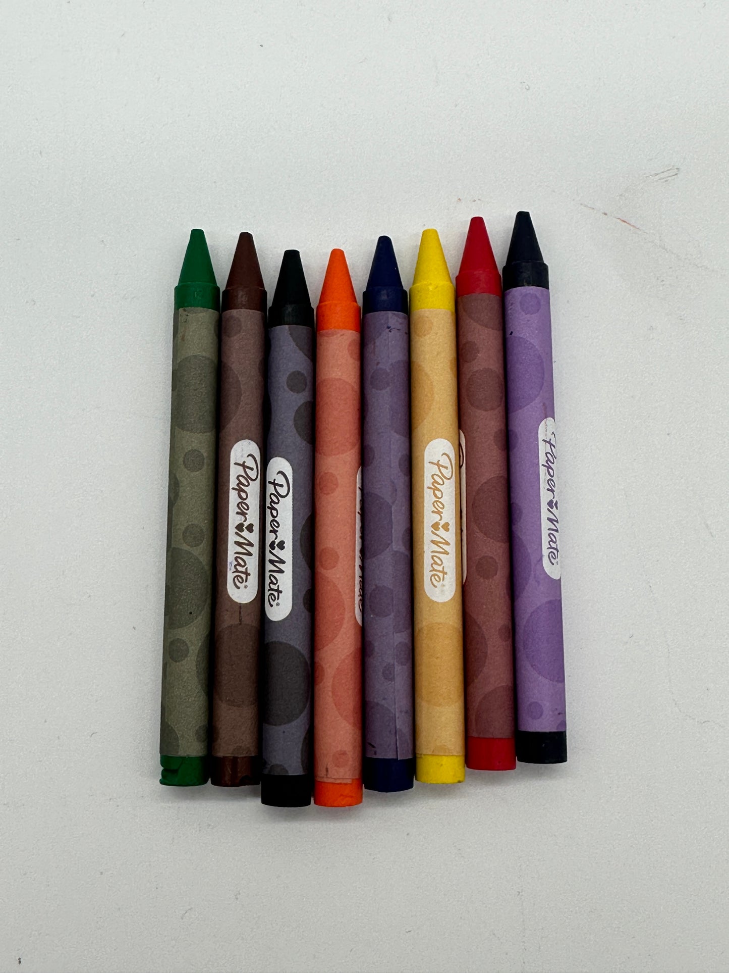Crayons - Pack of 8 assorted colors - Paper mate