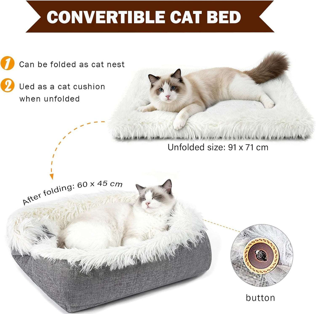 🐱 MAIYADUO SELF-WARMING PET BED – 60 × 45CM