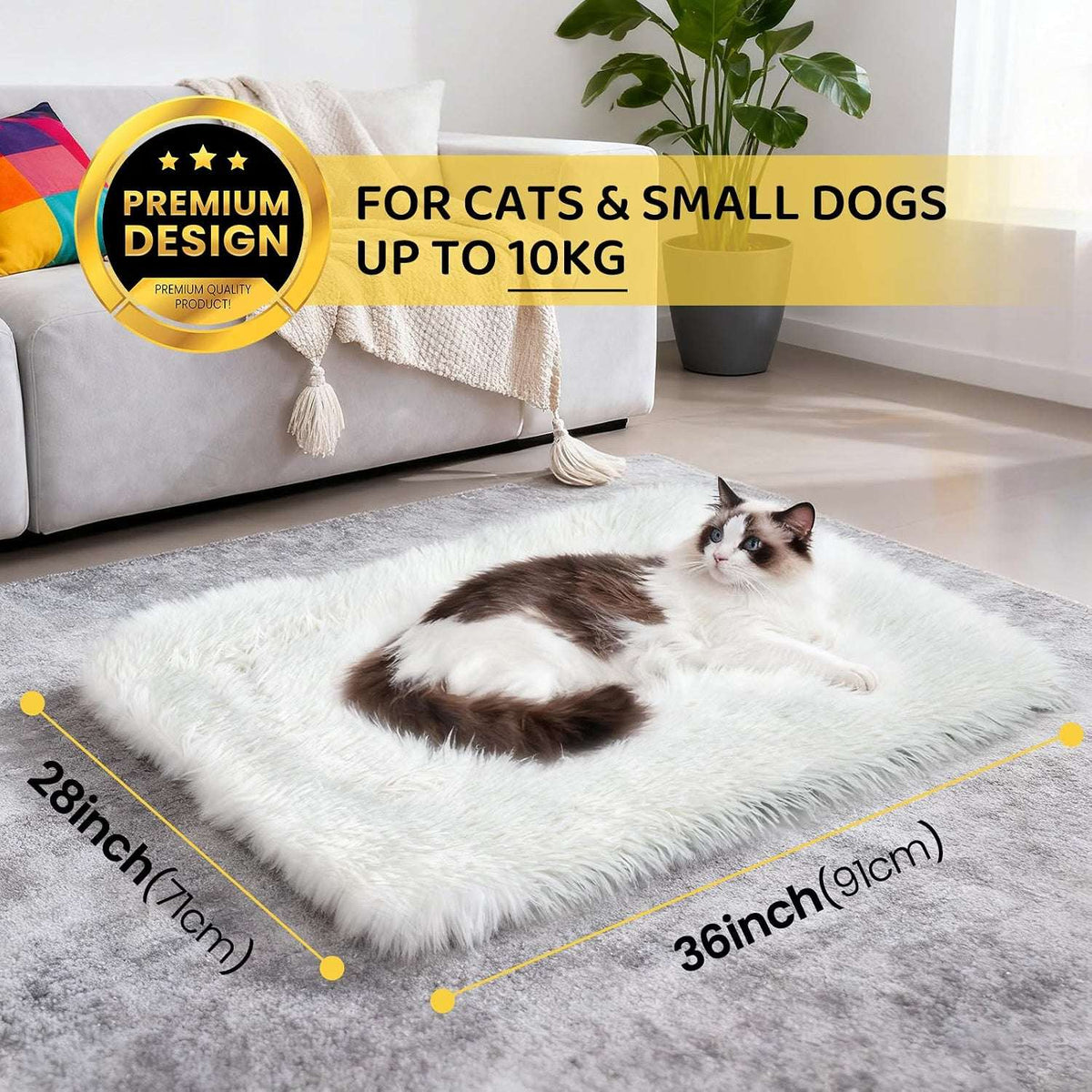 🐱 MAIYADUO SELF-WARMING PET BED – 60 × 45CM