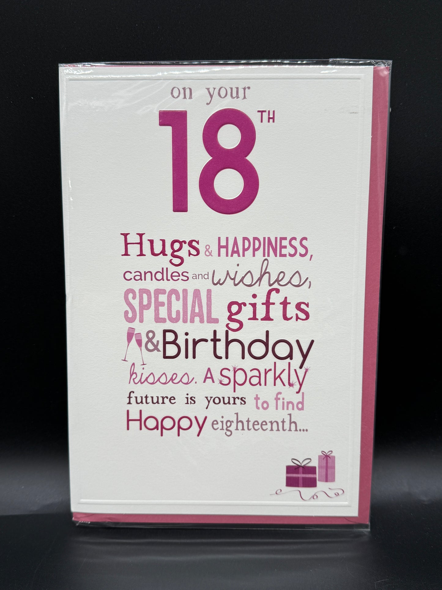 18th birthday girl greeting card