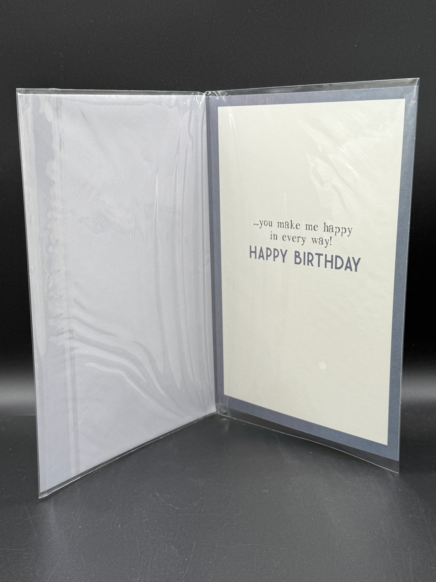 Husband Birthday card - Blue