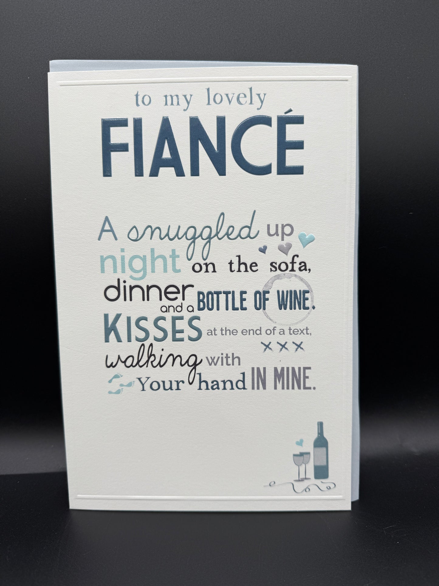 Fiancé birthday card