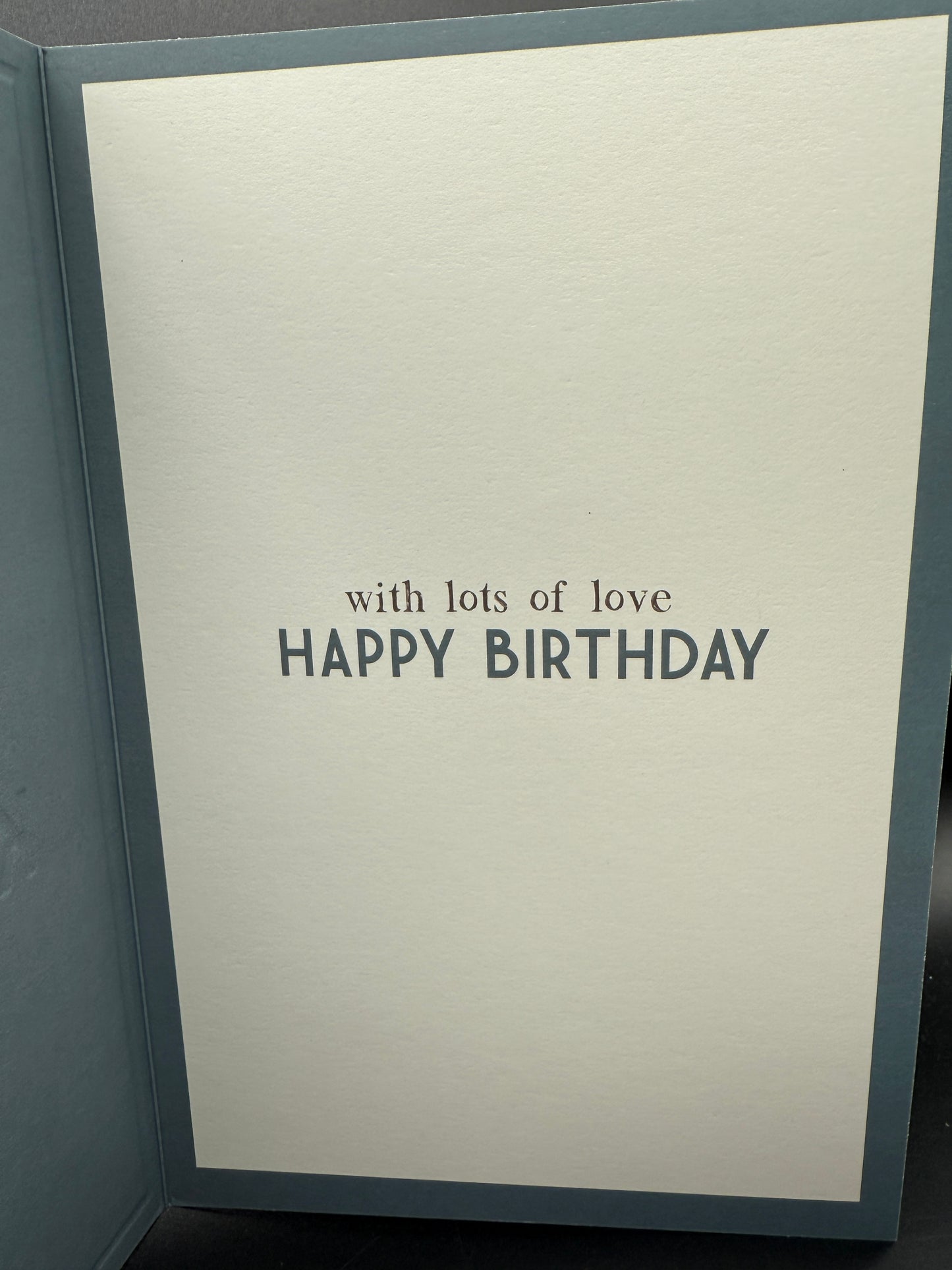 Fiancé birthday card