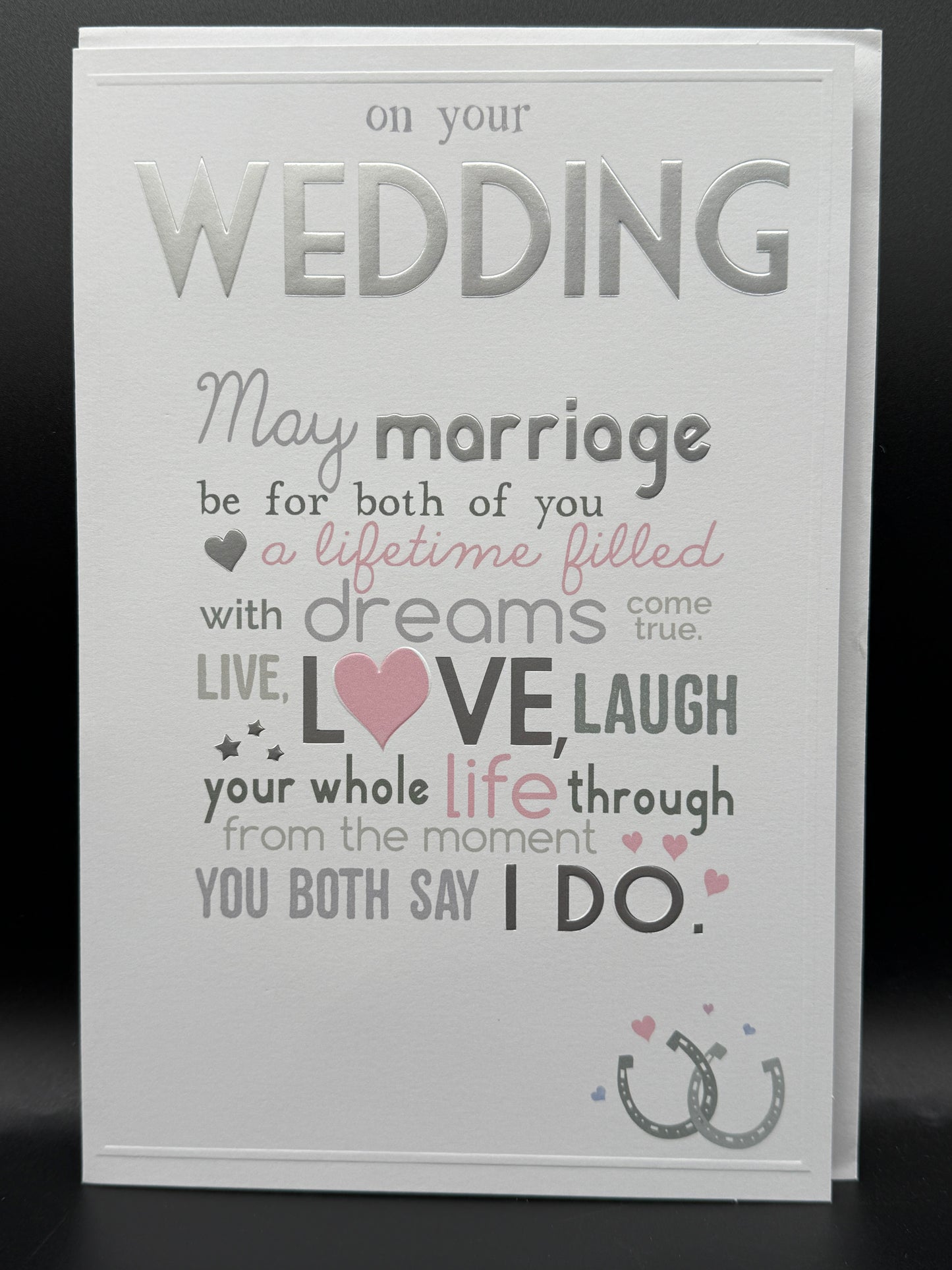 Wedding greeting card