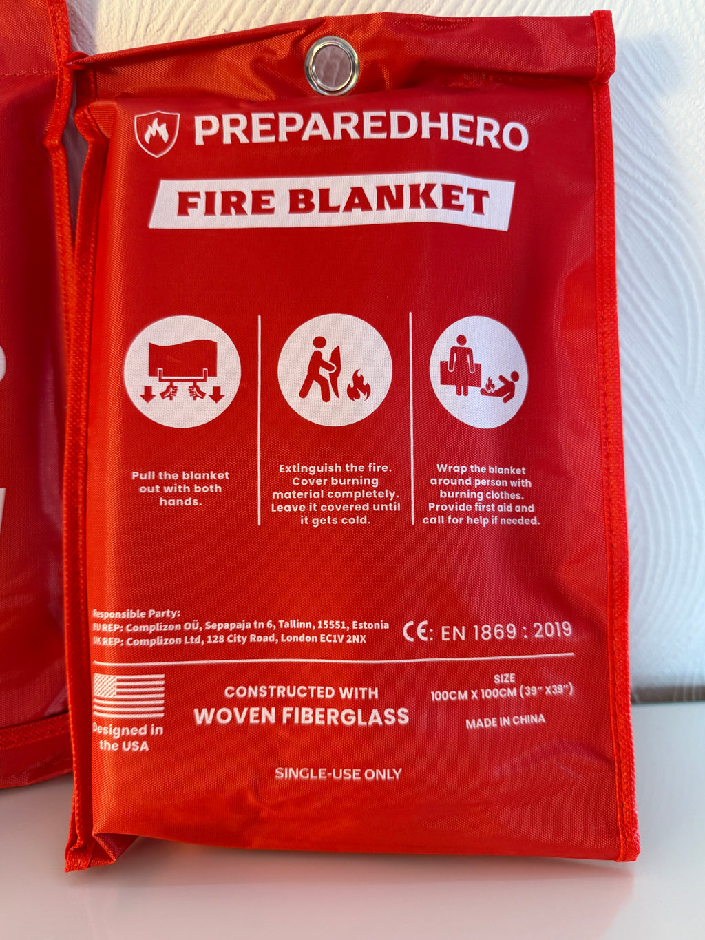 🔥 1M x 1M FIRE BLANKET – BE PREPARED BEFORE YOU NEED ONE 🔥