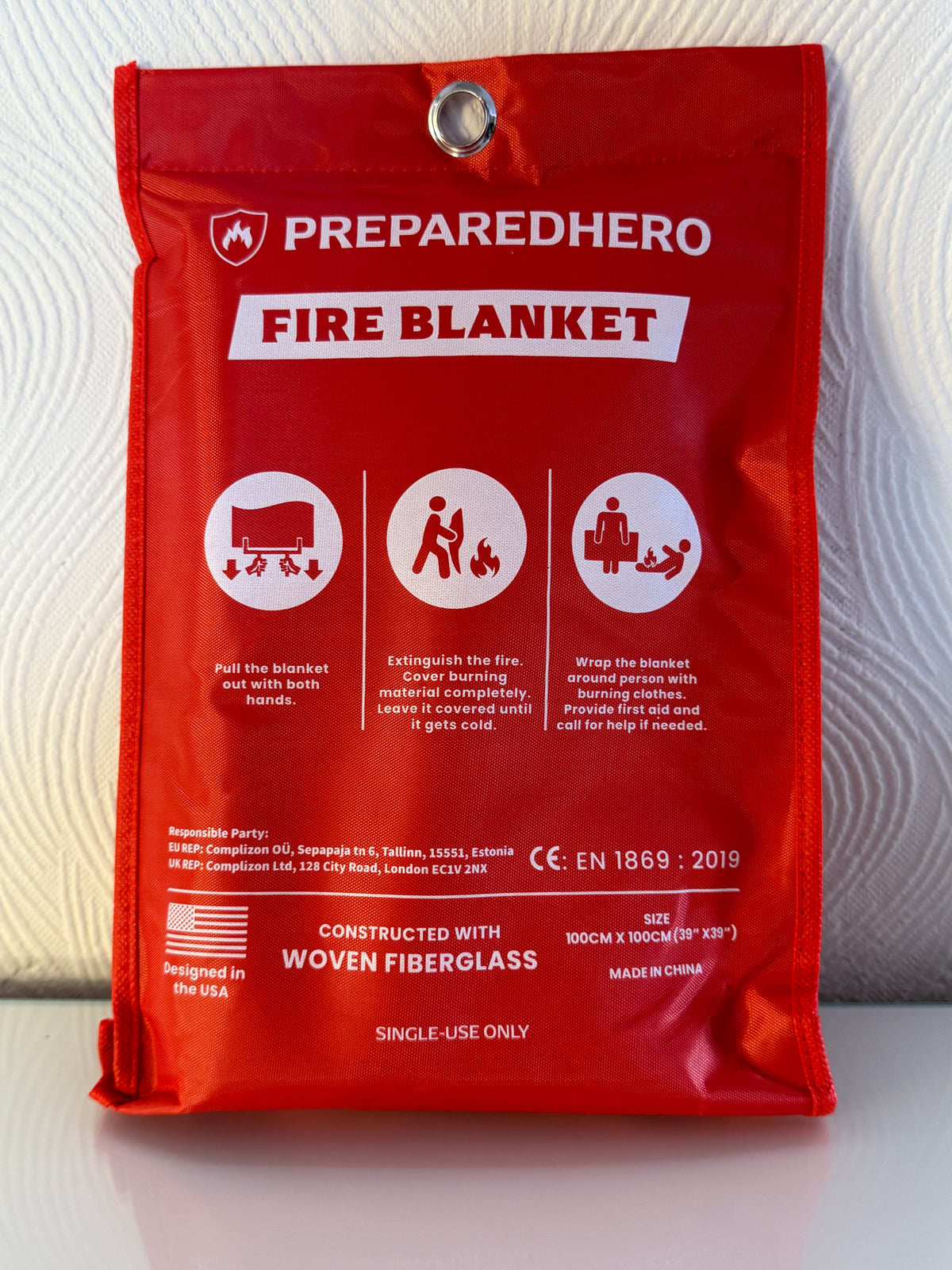 🔥 1M x 1M FIRE BLANKET – BE PREPARED BEFORE YOU NEED ONE 🔥