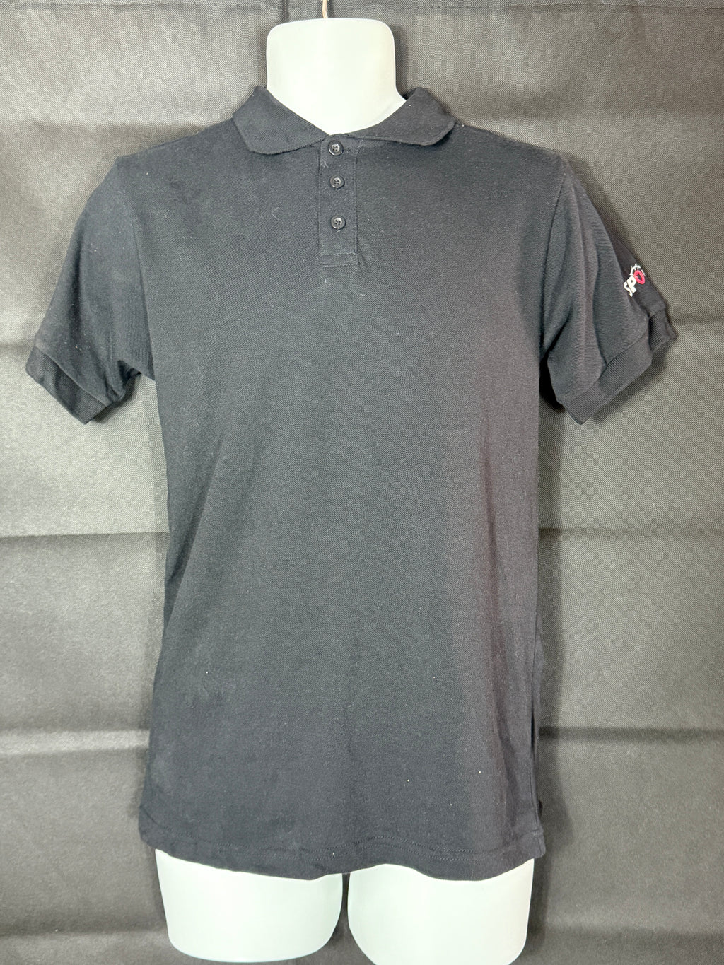Spooky Men's Black Polo Shirt – Size M