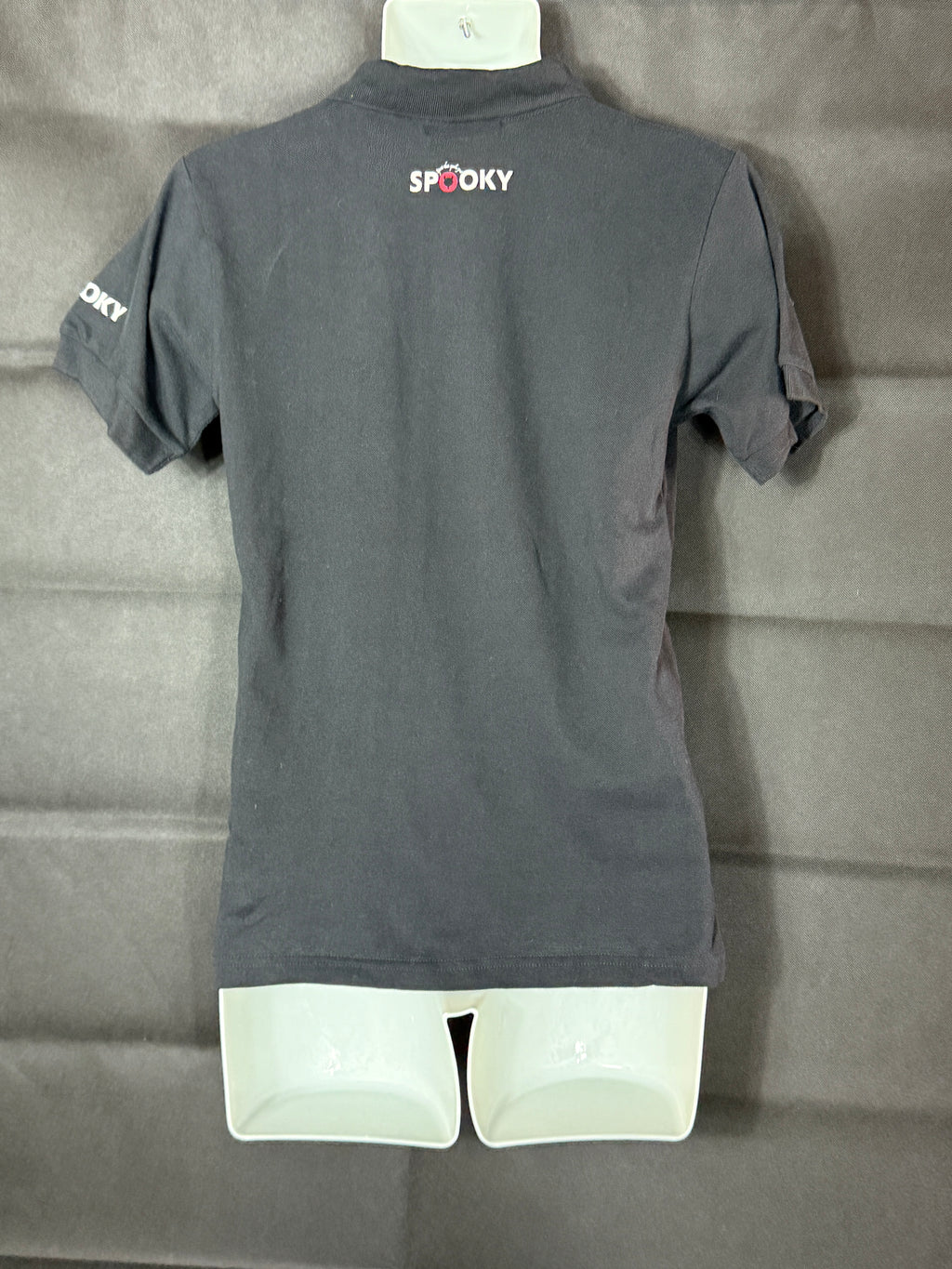 Spooky Men's Black Polo Shirt – Size M