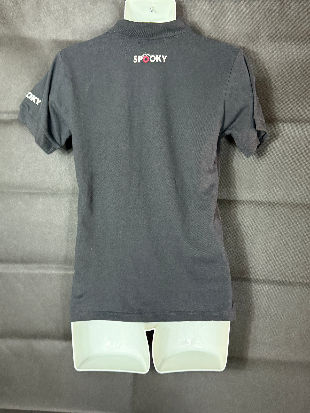 Spooky Men's Black Polo Shirt – Size M