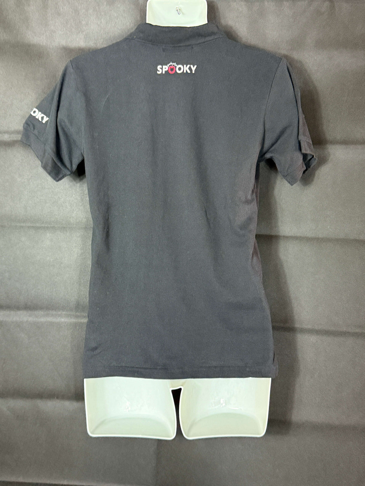 Spooky Men's Black Polo Shirt – Size M