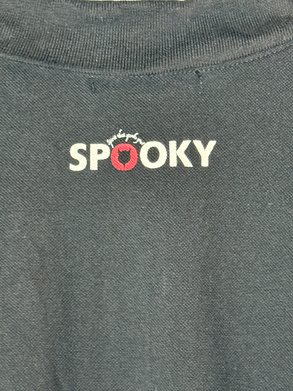 Spooky Men's Black Polo Shirt – Size M
