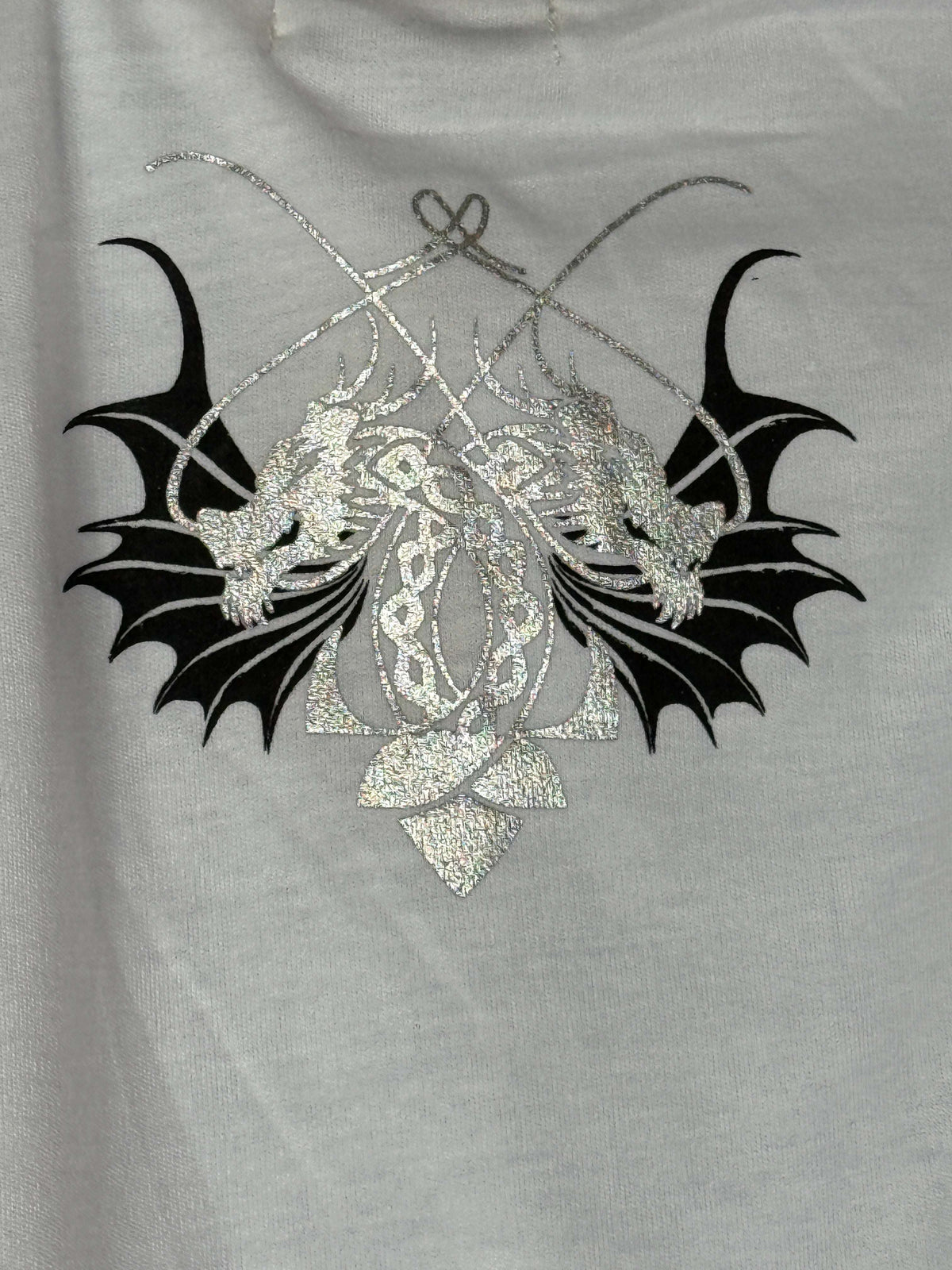 🐉 Kids' White Double-Headed Dragon T-Shirt