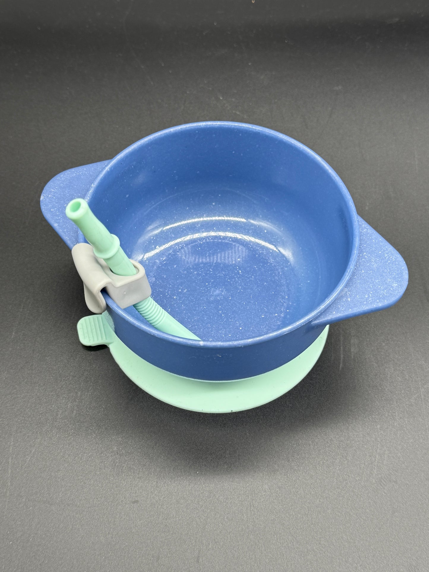 Suction cup bowl for toddler - Blue