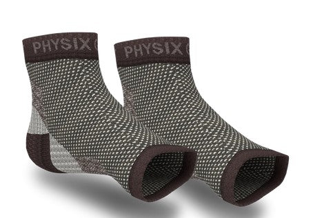 Physix Gear Plantar Fasciitis Compression Socks - Black